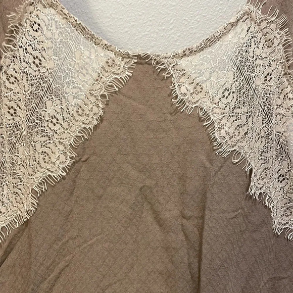 FREE People Woman’s Beige Dress With Lace Details - Picture 3 of 12